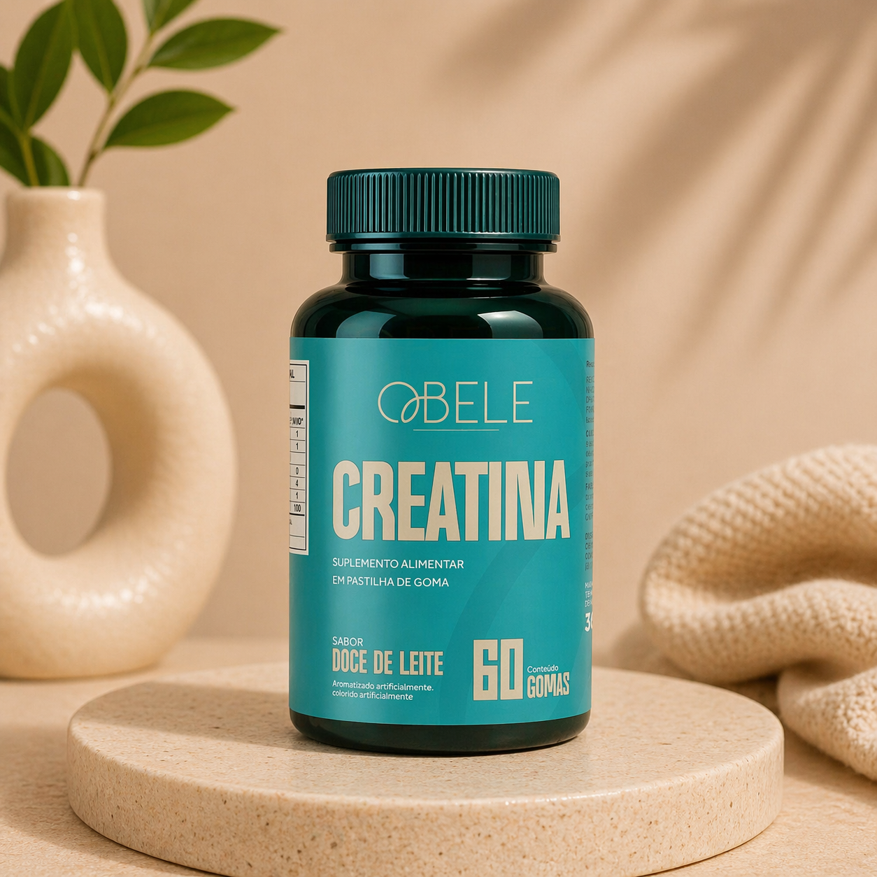 Creatina OBELE em Gomas - Energia, força e performance com sabor