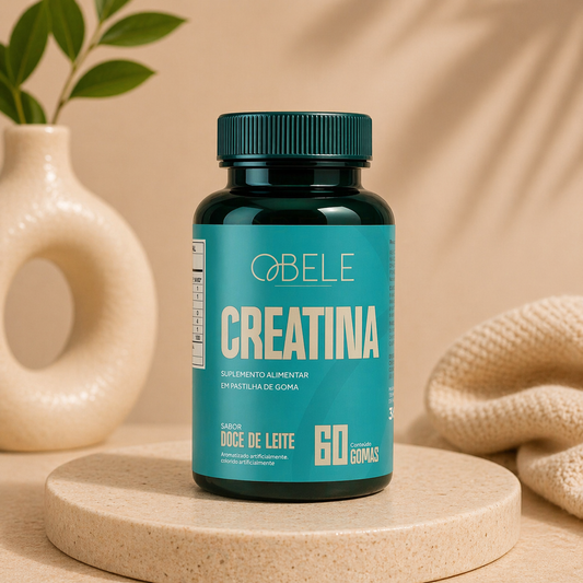 Creatina OBELE em Gomas - Energia, força e performance com sabor