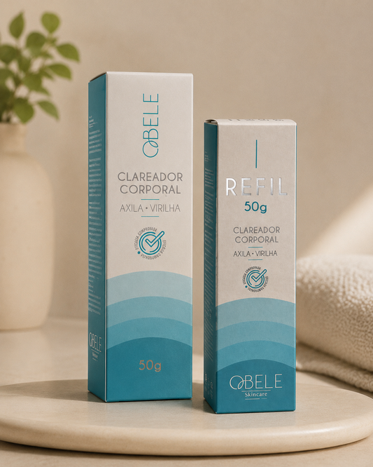 Clareador Corporal + Refil clareador  OBELE